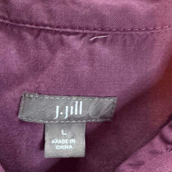 J.Jill Long Sleeve Button Down Shirt – 100% Cotton – Women’s Large - Picture 8 of 8